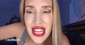 LinaBlackly – Craving Mommys Shiny Lips